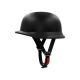 German Style Vintage Open Face Retro Half Helmet Matte Black 