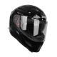 SMK GL 200 Bionic Adult Solid Black Full Face Motocycle Helmet, DOT & ECE Certified