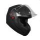 SMK MA200 Bionic Adult Solid Full Face Helmet, Matte Black 