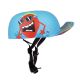 LV Cool ROCK STAR Skull Retro Half Shell Open Face Motorcycle Cap Helmet 