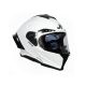 Just 1 Full Face GPRF Solid White Helmet (ECE)