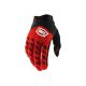 100% Motorcycle Motocross Gloves Red & Black SPL-0001- 823692-1