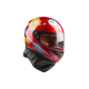 Safety Kid's Helmet with Scratch-Resistant Outer Visor 