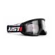 JUST1 Motorcycle Motocross Goggles Black Clear Glass 680017