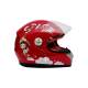 Red Cartoon Design Children Full Face Safety Helmet